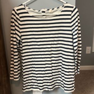 Striped J.Crew Top